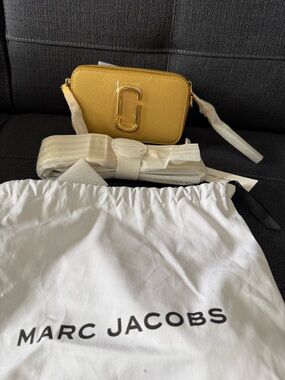 Marc Jacobs Mustard Yellow Camera Crossbody Bag